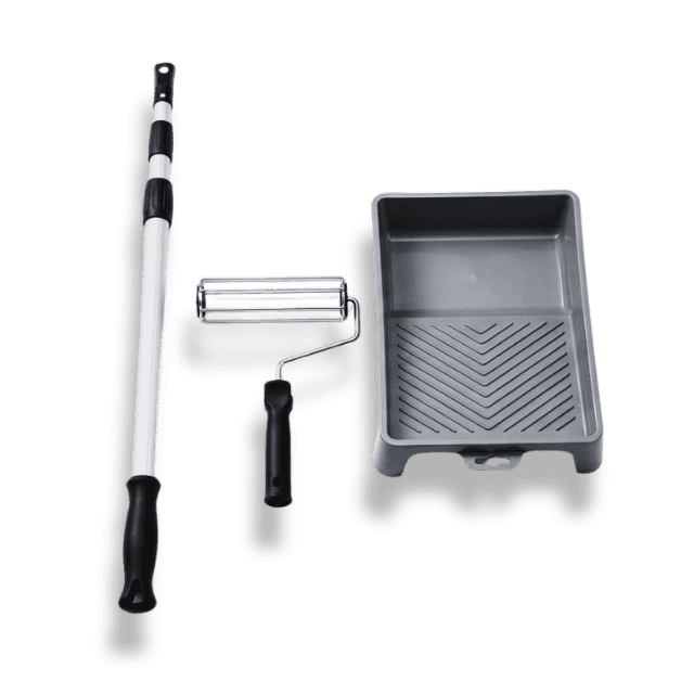 Kit peinture — perche, armature rouleau et bac